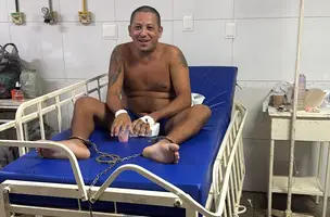 Polícia realiza buscas após fuga de detento do HUT em Teresina (Foto: Reprodução)
