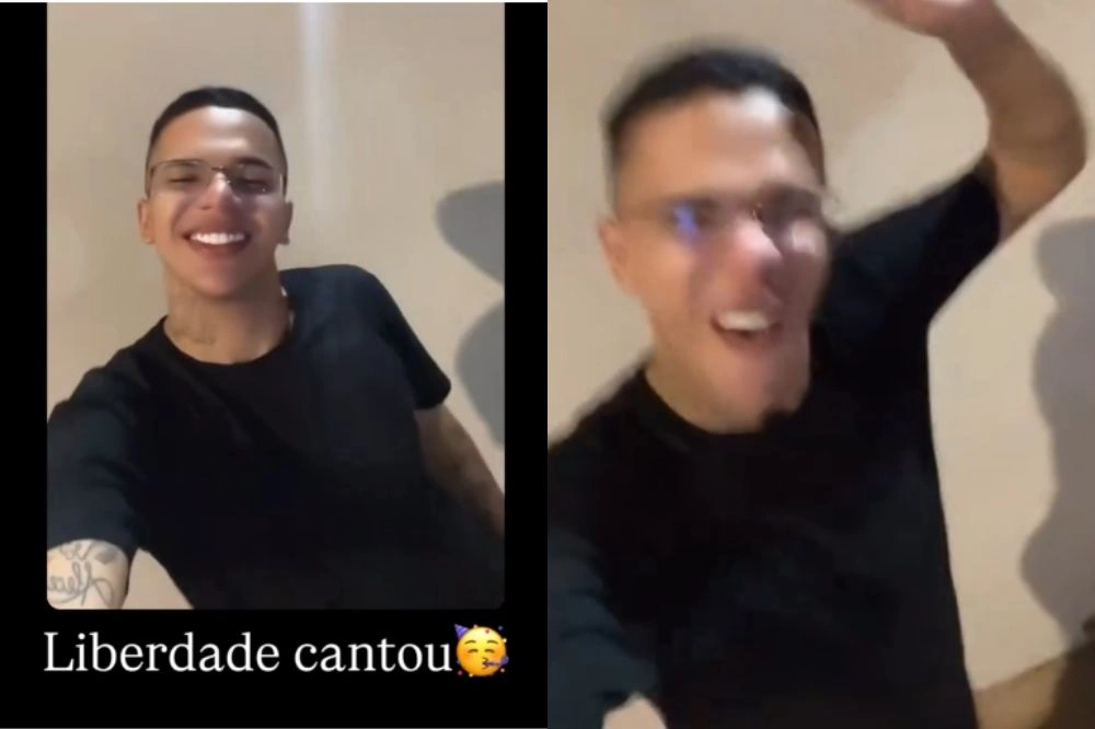 Poucas horas após prisão, 'Lokinho' é solto e ironiza com vídeo nas redes