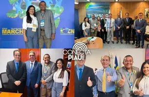 Prefeito de Amarante participa da Marcha dos Prefeitos em Brasília (Foto: Reprodução)