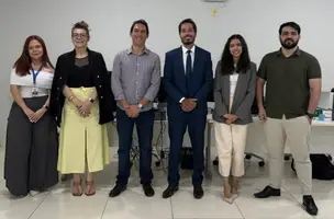 Prefeito de Caracol dá boas-vindas ao novo juiz da Comarca (Foto: Reprodução)
