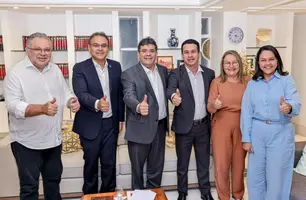 Prefeito de Caxingó busca investimentos em encontro com governador Rafael Fonteles (Foto: Reprodução)