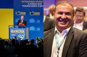 Prefeito de Curimatá participa da 26ª Marcha em Brasília, que recebe Lula nesta (Foto: Reprodução)