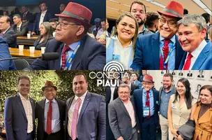 Prefeito de São João do Arraial participa da XXVI Marcha dos Prefeitos em Brasília (Foto: Reprodução)