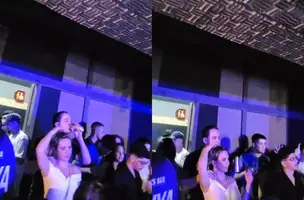 Prefeito de Vitória e vice-prefeita são flagrados em clima íntimo durante show em Teresina (Foto: Reprodução)