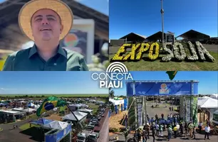 Prefeito Nestor Elvas participa da 16ª Exposoja em Uruçuí (Foto: Reprodução e Conecta Piauí)