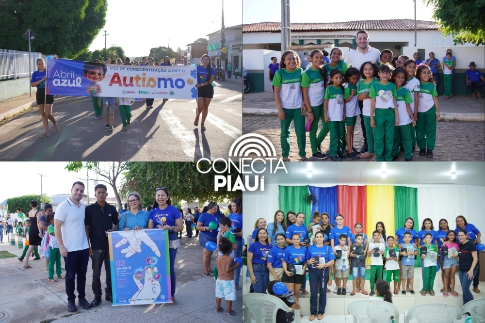 Prefeito participa de caminhada em apoio à inclusão de pessoas autistas