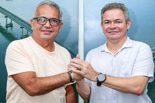 Prefeito Rafael com o vereador José Carlos Assunção