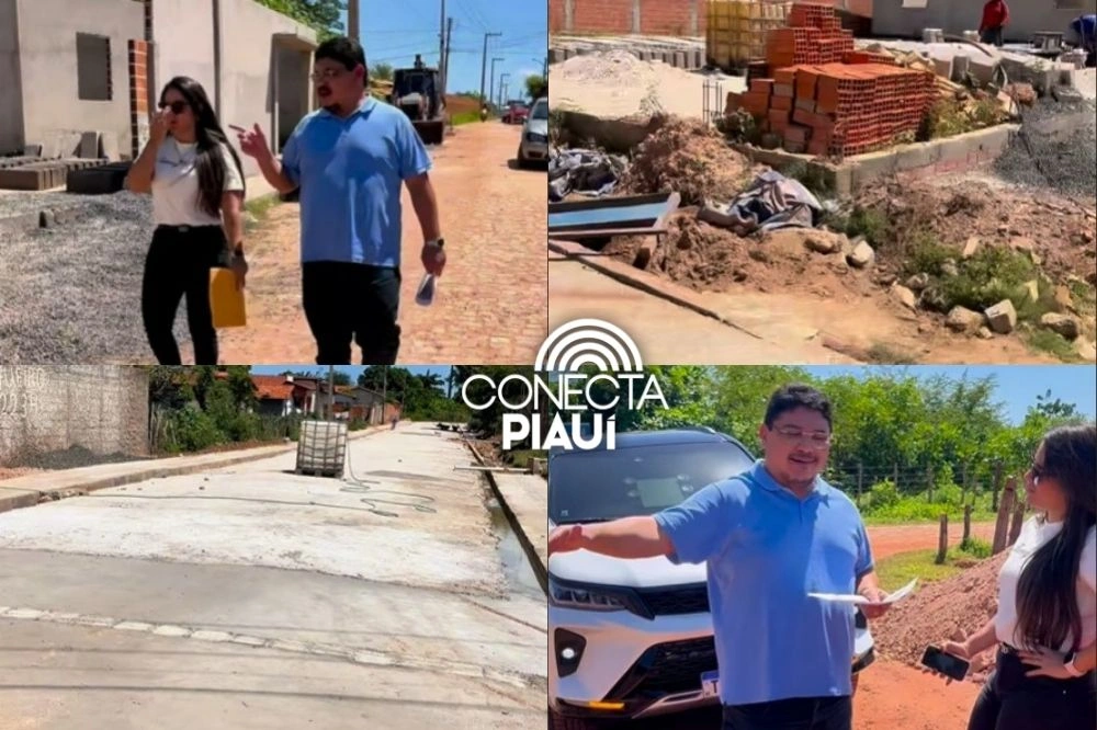 Prefeitura de Altos avança com obras de calçamento nos bairros da cidade