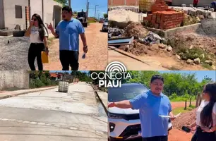 Prefeitura de Altos avança com obras de calçamento nos bairros da cidade (Foto: Reprodução)