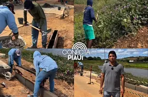 Prefeitura de Caracol realiza manutenção e limpeza da orla do município (Foto: Reprodução)