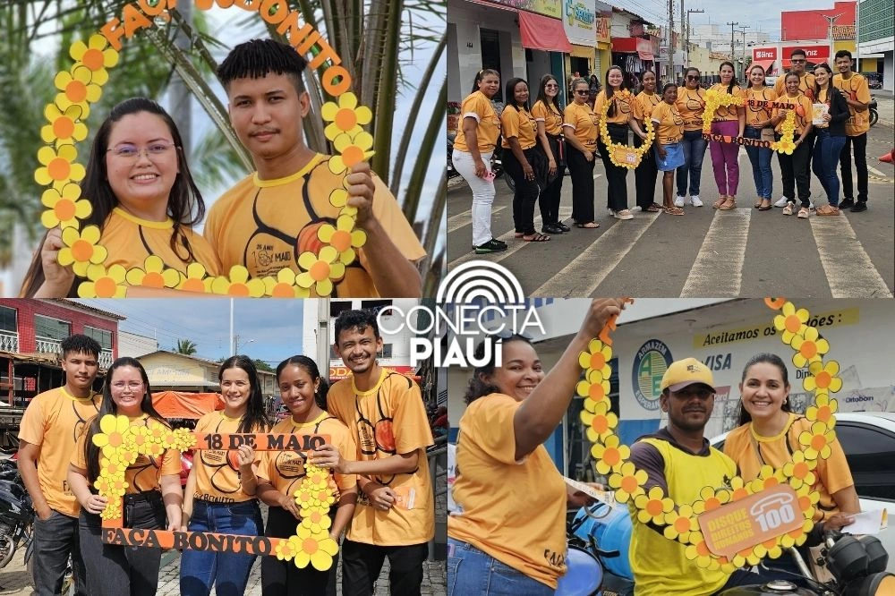 Prefeitura de Esperantina realiza panfletagem da campanha ‘Faça Bonito’