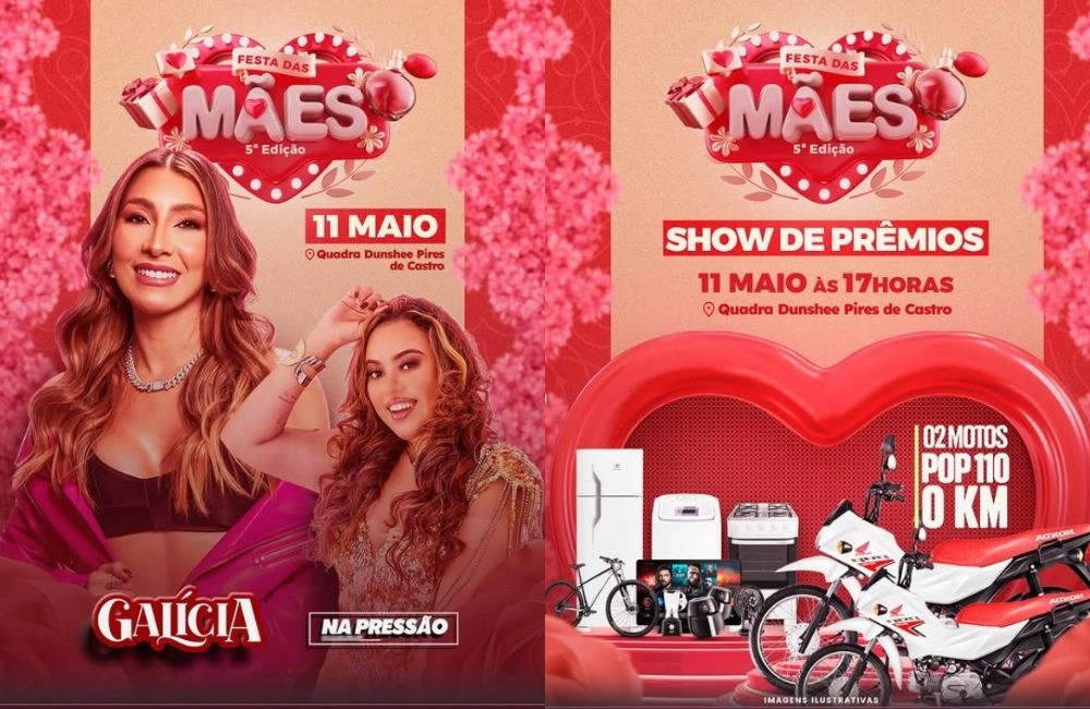 Prefeitura de Picos anuncia festa em homenagem ao dia das mães