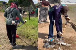 Prefeitura de São Gonçalo do Piauí inicia cronograma de limpeza urbana (Foto: Reprodução - Redes sociais)