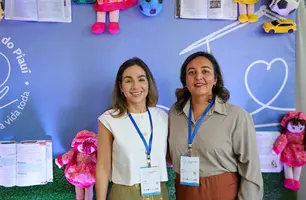 Primeira-dama de Alvorada participa de evento sobre Primeira Infância em Teresina (Foto: Reprodução)