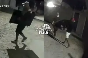Quadrilha invade casa e rouba eletrônicos e moto na zona Leste de Teresina (Foto: Reprodução)
