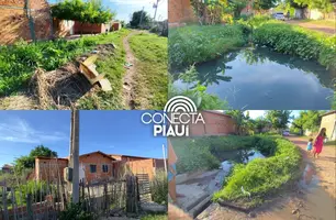 Revoltados, moradores de residencial denunciam descaso da prefeitura em Teresina (Foto: James Rodrigues / Conecta Piauí)