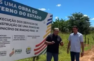 Riacho Frio inicia obra de ponte (Foto: Reprodução/Instagram)