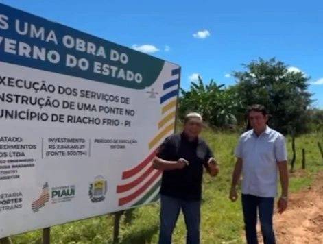 Riacho Frio inicia obra de ponte