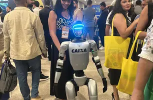 Robô da Caixa (Foto: Conecta Piauí)