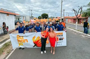 São Gonçalo do Piauí intensifica ações do Maio Laranja nas escolas do município (Foto: Reprodução - Redes sociais)