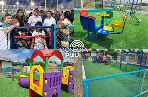 São João do Arraial inaugura parque infantil no Centro Cultural dos Cocais (Foto: Reprodução)