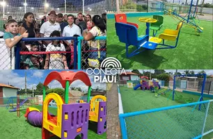 São João do Arraial inaugura parque infantil no Centro Cultural dos Cocais (Foto: Reprodução)