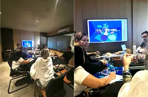 Sebrae apresenta proposta arquitetônica para o NEON 2025 em reunião com agência (Foto: Reprodução)