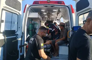 Servidores da SSP atuam em resgate de vítimas na BR-135, no sul do Piauí (Foto: Divulgação/ASCOM-SSP)