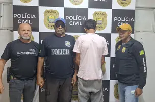 Suspeito de furtar comércios é preso pela Polícia Civil em Teresina (Foto: Reprodução)