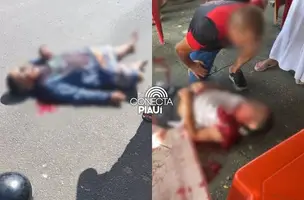 Tiroteio termina com bandido morto e policial militar baleado em Teresina (Foto: Reprodução)