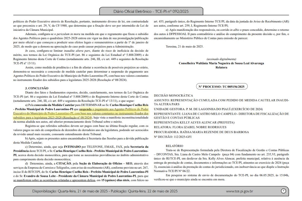 Trecho da Decisão