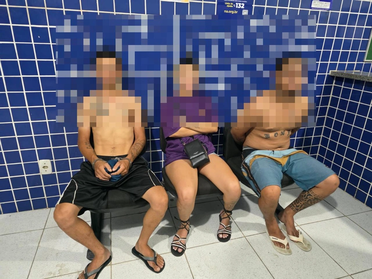 Trio é preso por tráfico de drogas e receptação de veículos adulterados em Parnaíba
