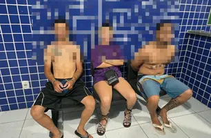 Trio é preso por tráfico de drogas e receptação de veículos adulterados em Parnaíba (Foto: Divulgação/PMPI)