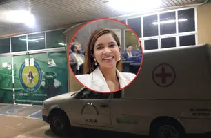 Vereadora Tatiana Medeiros tem crise de pânico e é medicada no QCG em Teresina (Foto: Reprodução)