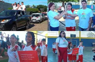 Abertura dos I Jogos Escolares reúne comunidade e celebra o esporte em Alto Longá (Foto: Reprodução-redes sociais)