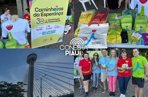 Ação de Vendas e Divulgação Marca Preparativos para a 30ª Caminhada da Fraternidade em Teresina (Foto: Lucas de Sousa/Conecta Piauí)