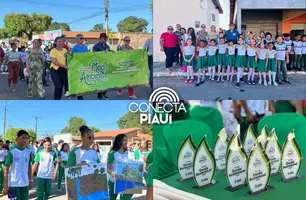 Ações ecológicas marcam celebração do Meio Ambiente em São João do Arraial (Foto: Reprodução)