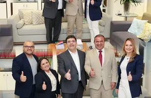 Adelmo da Cincal se reúne com o governador em busca de investimentos para Curimatá (Foto: Reprodução)