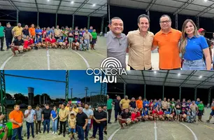 Amarante recebe Ginásio Poliesportivo no Assentamento Araras (Foto: Reprodução)