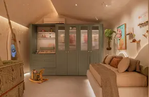 Ambiente da CASACOR Piauí 2025 faz uso da IA em espelho portal (Foto: Divulgação)