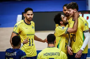 Brasil domina Eslovênia e conquista terceira vitória na VNL 2025 (Foto: Volleyball World)