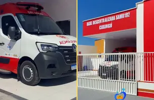Caxingó inaugura base do SAMU e reforça frota de saúde municipal (Foto: Reprodução/Redes Sociais)
