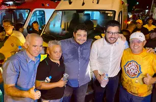 Cocal do Piauí recebe novas ambulâncias com apoio de Tiago Vasconcelos (Foto: Reprodução)