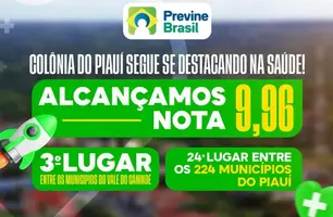 Colônia do Piauí conquista nota 9,96 no programa Previne Brasil (Foto: Reprodução)