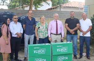 Deputado Tiago Vasconcelos entrega Kits de irrigação a municípios piauienses (Foto: Reprodução)