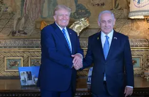 Donald Trump e Benjamin Netanyahu (Foto: Reprodução-Redes sociais)