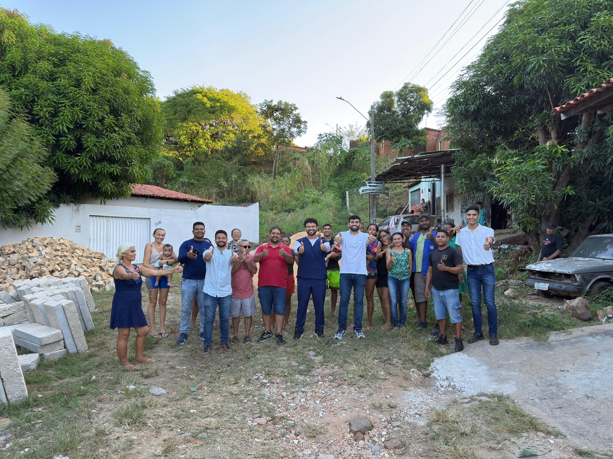 Em 5 dias, Eduardo Draga Alana viabiliza calçamento na Vila Concórdia