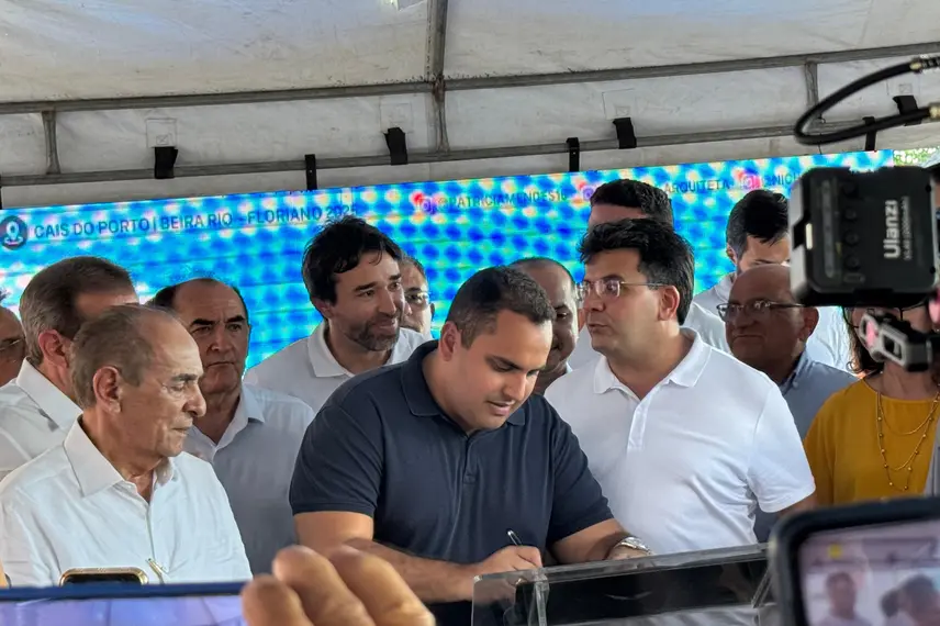 Em Floriano, Rafael Fonteles anuncia reforma e ampliação do cais da cidade