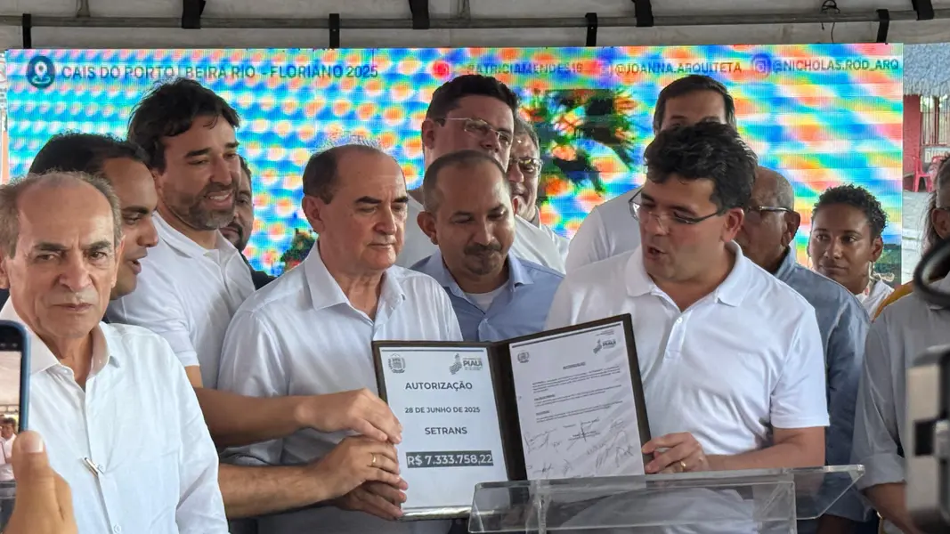 Em Floriano, Rafael Fonteles anuncia reforma e ampliação do cais da cidade