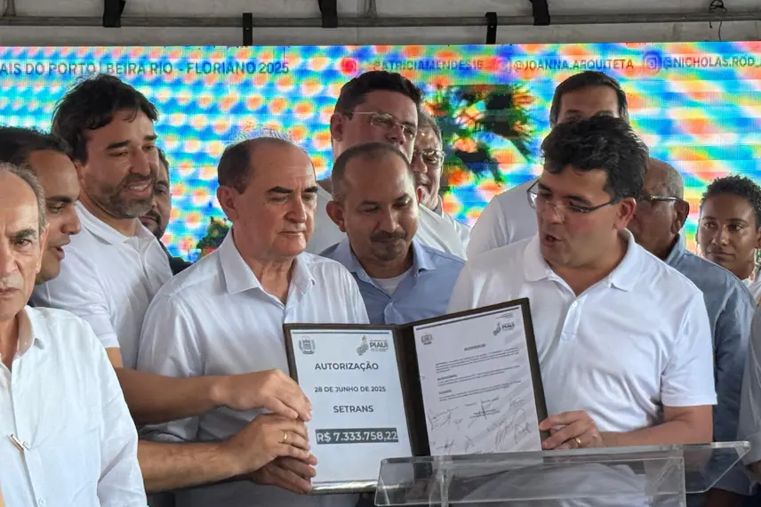 Em Floriano, Rafael Fonteles anuncia reforma e ampliação do cais da cidade